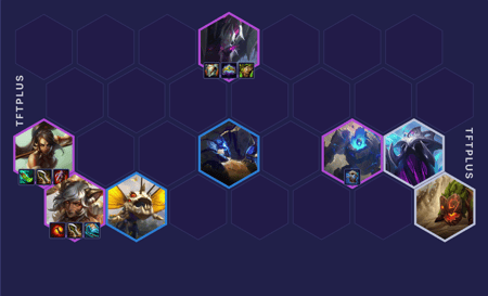 Đội hình Sivir Nidalee Nguyên Sinh Flex TFT mùa 18